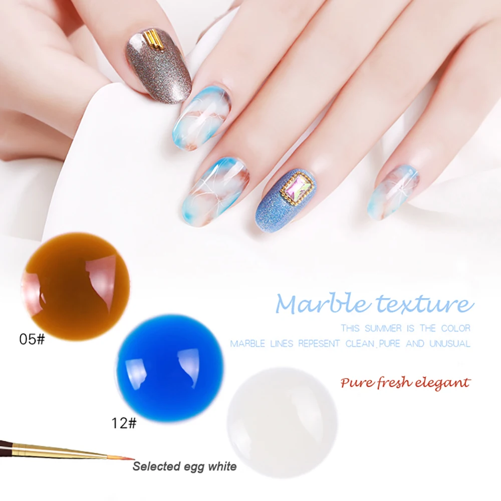 Custom Private Label UV Gel Nail Polish Bright Translucent Amber Glass Jelly Silica Crystal Gel Polish