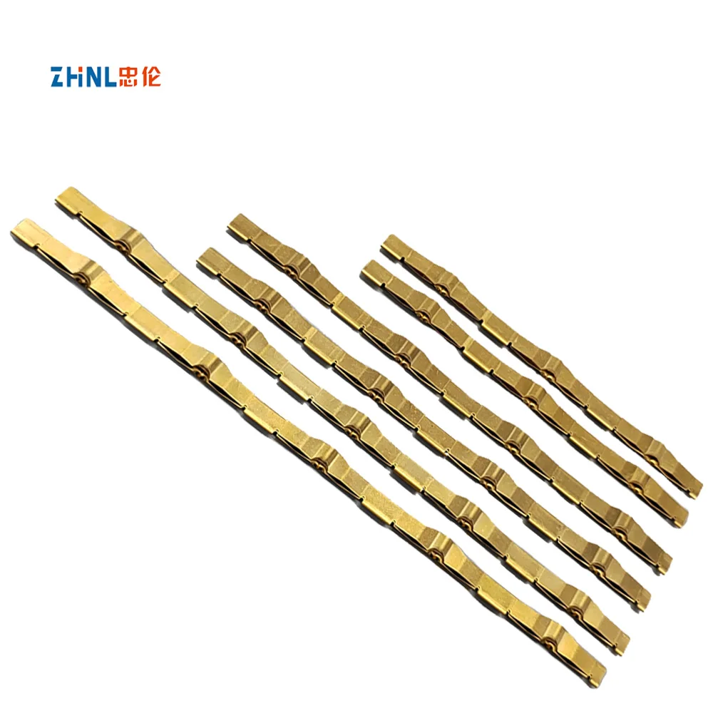 Russian Customized 3/4/5 Ways Extension Socket Electric Stamping Part Accessories Brass Stamping Power Strip Brass Part