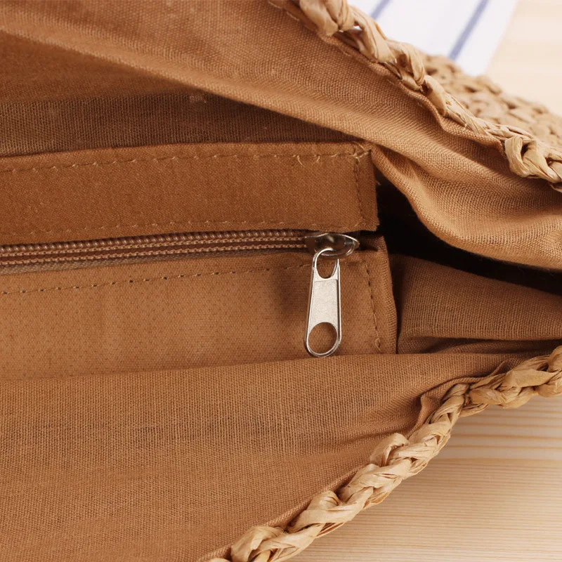 2023 new fashion summer large beach shoulder bags women handbag straw bag