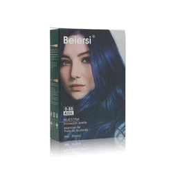 Permanent imported hair dye color in chocolate brown collection not sensitive