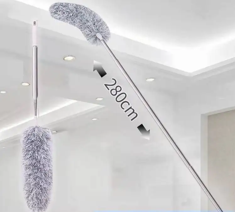 Cleaning Wonder Dust Mop Duster-Adjustable Telescopic Home Cleaning Duster for Spider Webs and Dust Removal on Ceilings and Roof