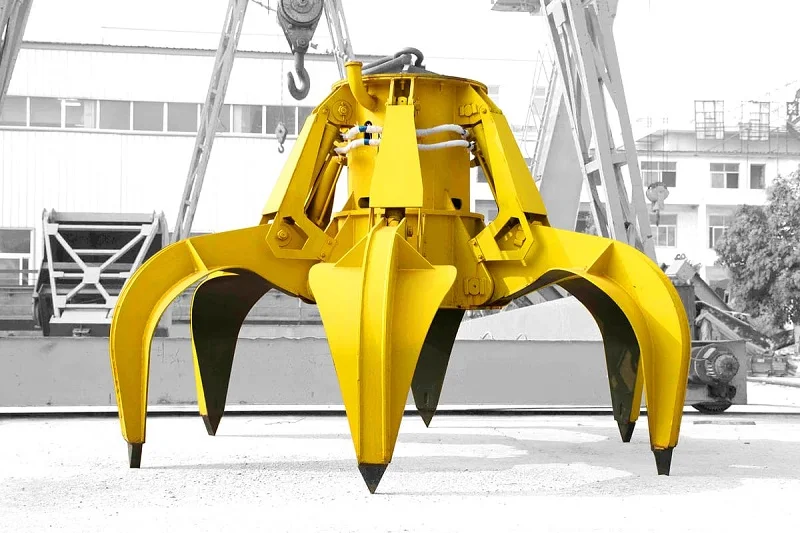 5 Ton Metal Crane Scrap Grab Bucket