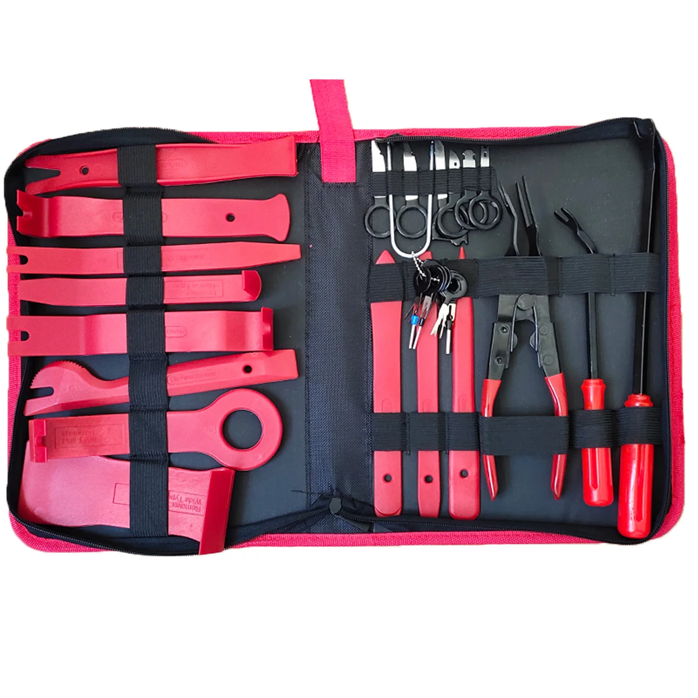 
Portable Auto Car Radio Panel Door Clip Panel Trim Dash Audio Removal Installer Pry Kit Repair Tool 