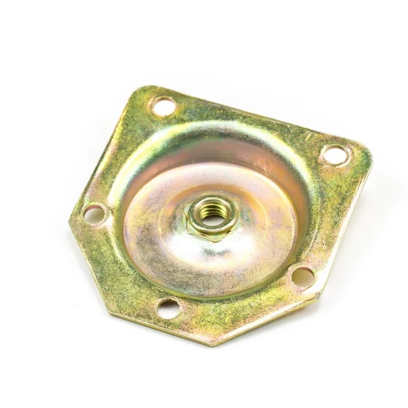 Sofa seat foot connection gasket mounting hardware sofa table leg Metal Mounting Plate nut