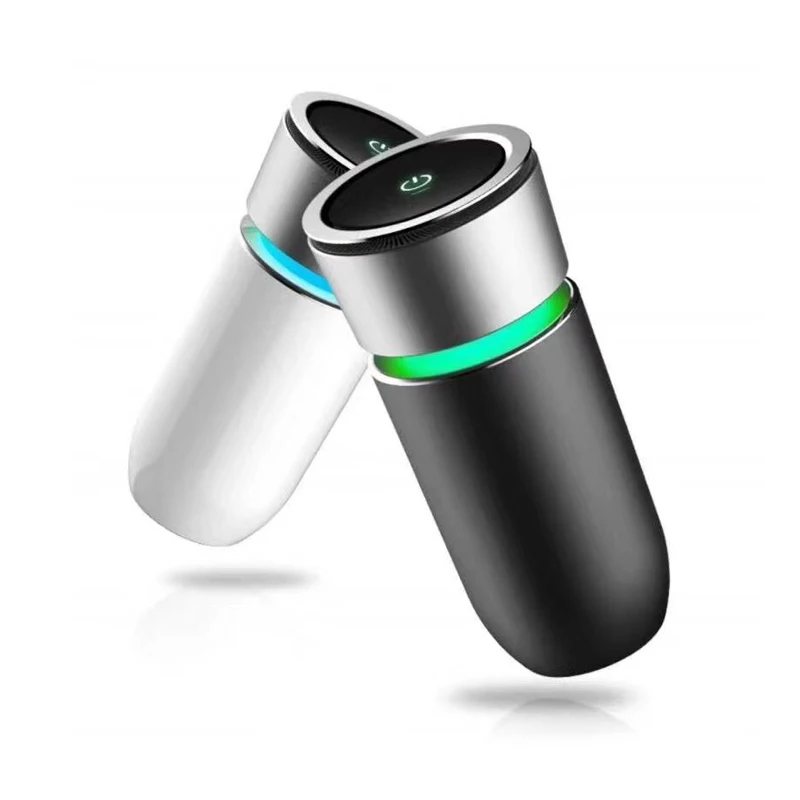 
2021 portable car air purifier with hepa filter car air purifier filter anion generator Automobile air cleaning 