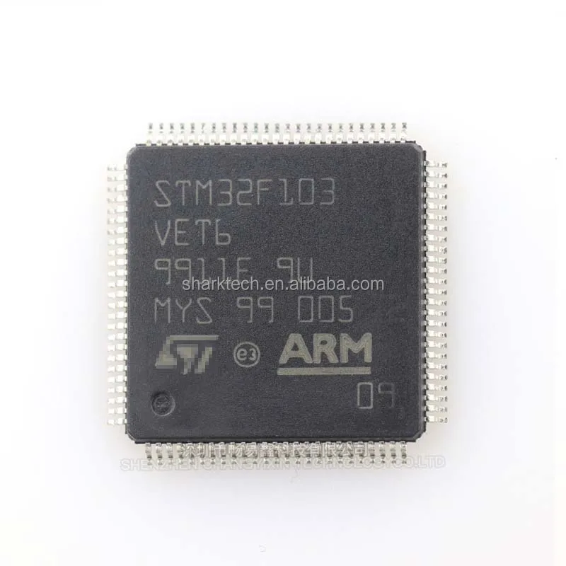  Микроконтроллеры IC STM32F407VET6 MCU 32BIT 512KB FLASH 100LQFP STM32F030F4P6 STM32F103CBT6