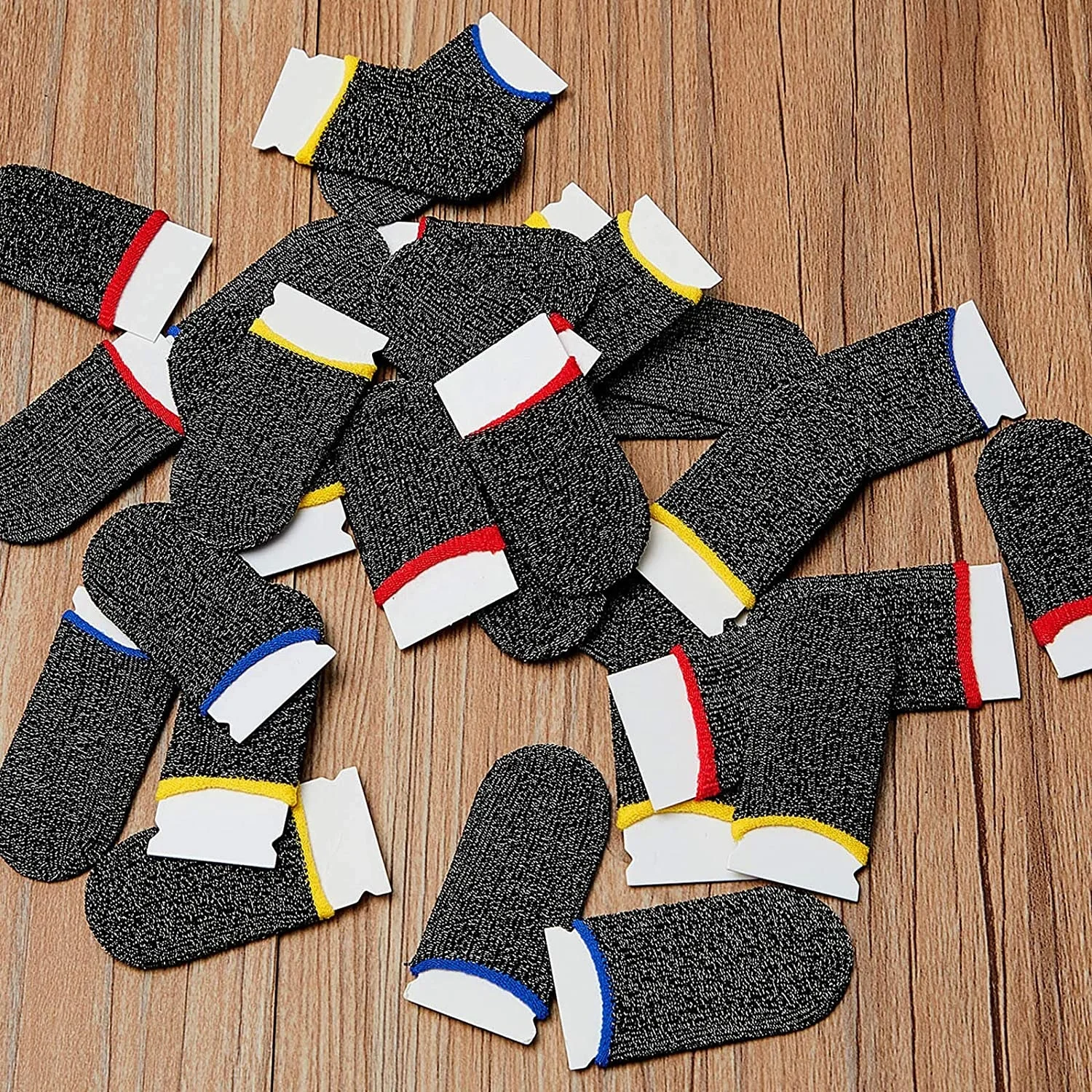 New Finger Sleeves for Gaming Mobile Game Controllers Thumb Sleeves Set Anti-Sweat Breathable Seamless Touchscreen Finger