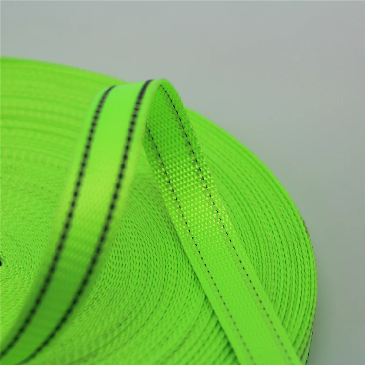 Manufacturers sell reflective belt pet collar outdoor sports light ribbon garment & processing accessories ribbon