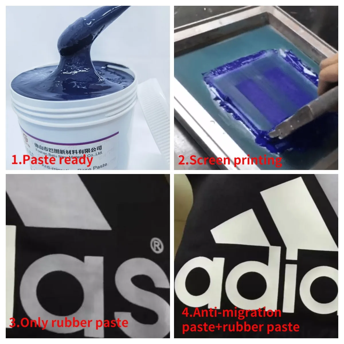 Good Quality Water Based Anti Migration Base Paste Anti Sublimation Ink Print Migration Block