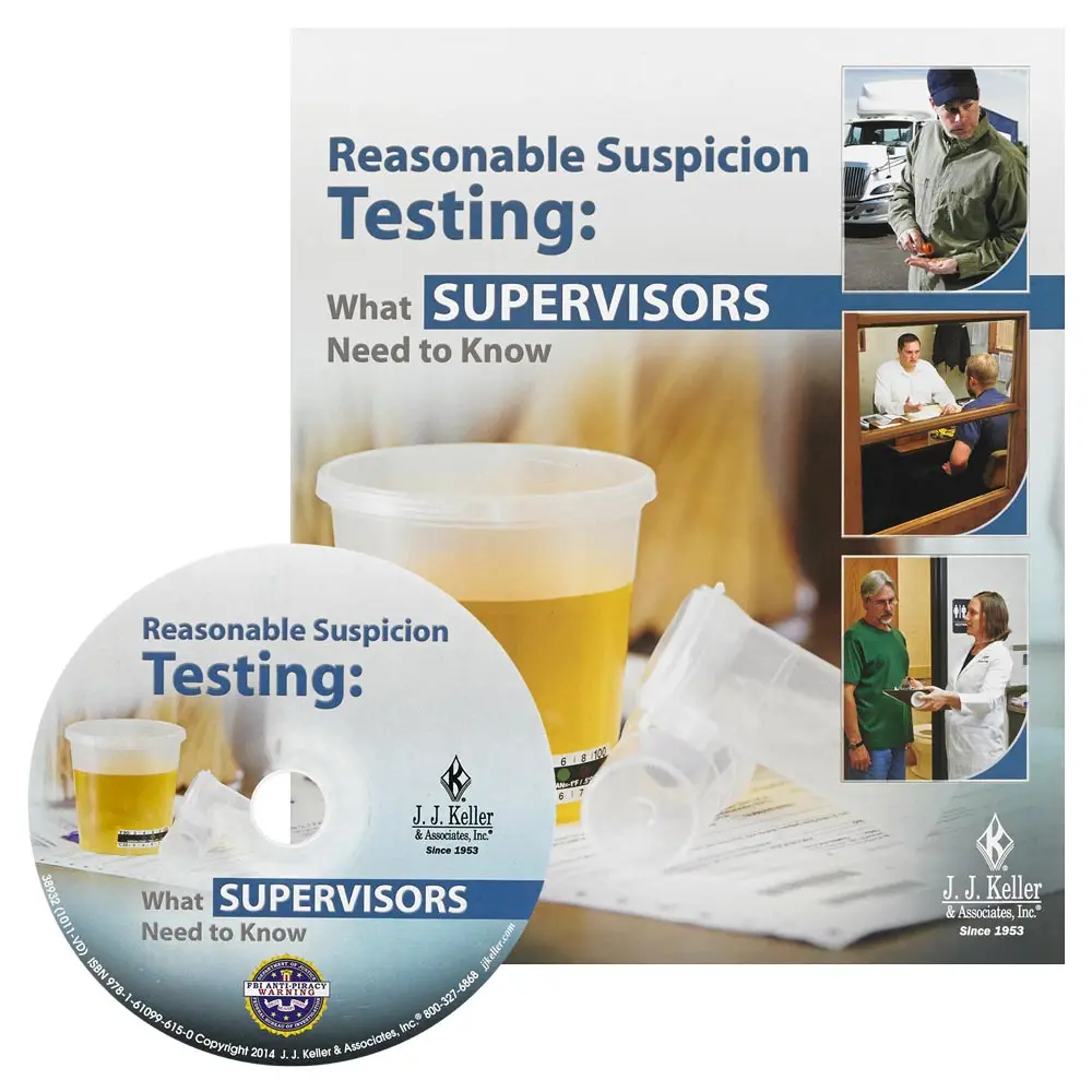 
Reasonable Suspicion Testing: What Supervisors Need To Know About Alcohol & Drug Testing - English Training Program DVD/CD Video 