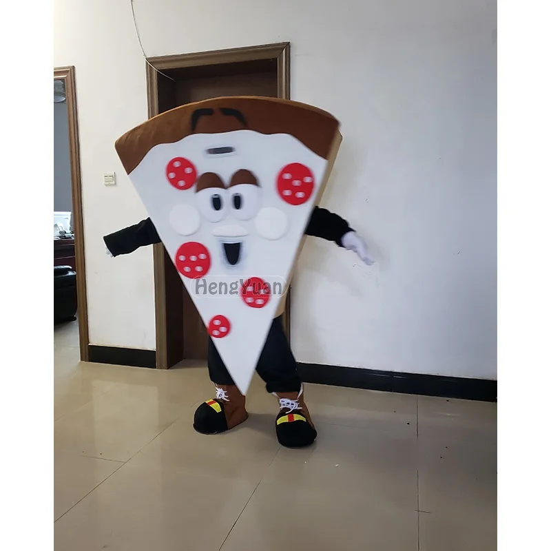 Hengyuan Christmas Halloween Party Anime Cosplay Pizza Adult Walking Suit Cartoon Burger Costumes Mascot Party Supplies