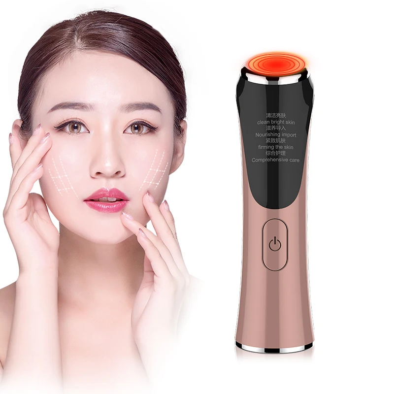 Hot and Cool Facial Beauty Equipment Skin Tightening Facial  Massager Skin Care Lifting Products