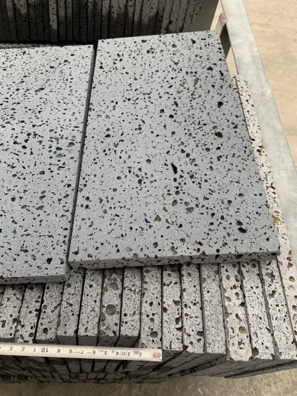 Hainan lava stone grill  pavers stone