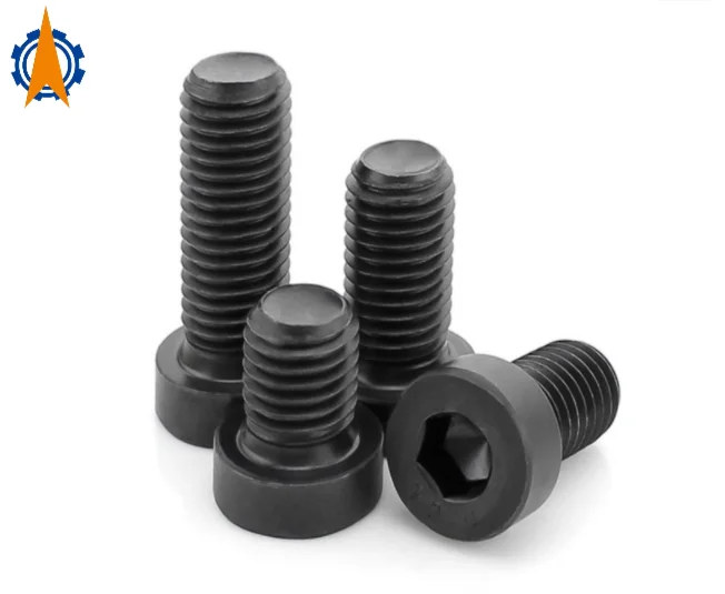 Customized Alloy Steel Din7984 Grade12.9 Hex Socket Head Cap Screw Black Oxide Allen Screw