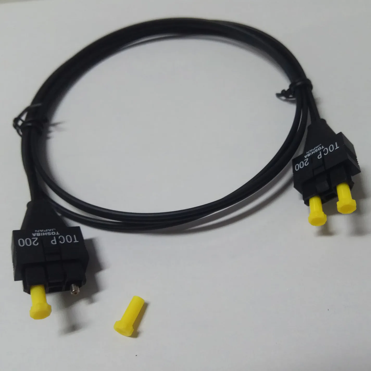 JIS F07 type 1m duplex optic fiber cable Patch Cord with original Toshiba TOCP200 connectors