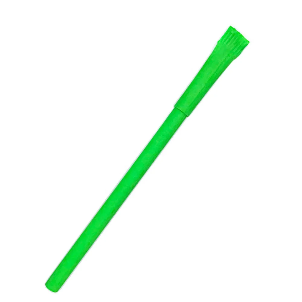 Экологичная шариковая ручка из переработанной крафт-бумаги, рекламная акция, нанесение логотипа на заказ, оптовая продажа