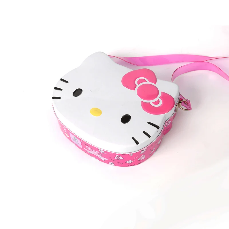 Nested packing Set of 2 special cat-shaped Gift Box of pink cat tin box