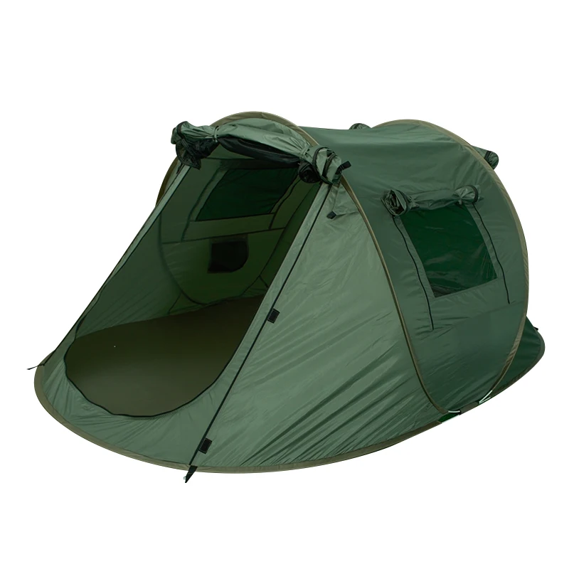 Large Outdoor Automatic Pop-up Tent 3-4 Persons Rainproof Quick Opening Tent for Camping and Boating