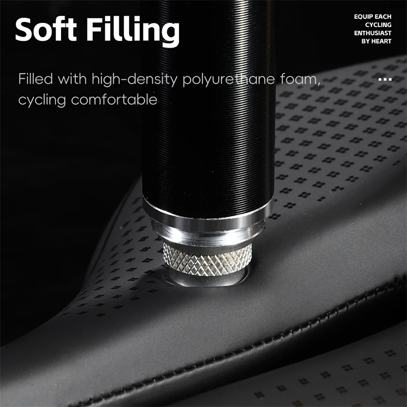 WEST BIKING Sports Comfortable Bicycle Saddle Pu Leather Bike Saddle Hollow Road MTB Bike Saddle Bicycle Accessories