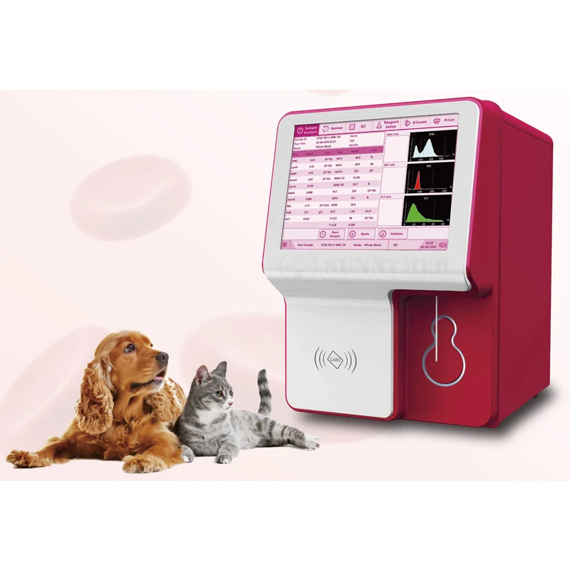 SYW-VH30 Medical Veterinary Blood Biochemical Analyzer Full Blood Test Machine With Mutil-languge Functions for Various Animal