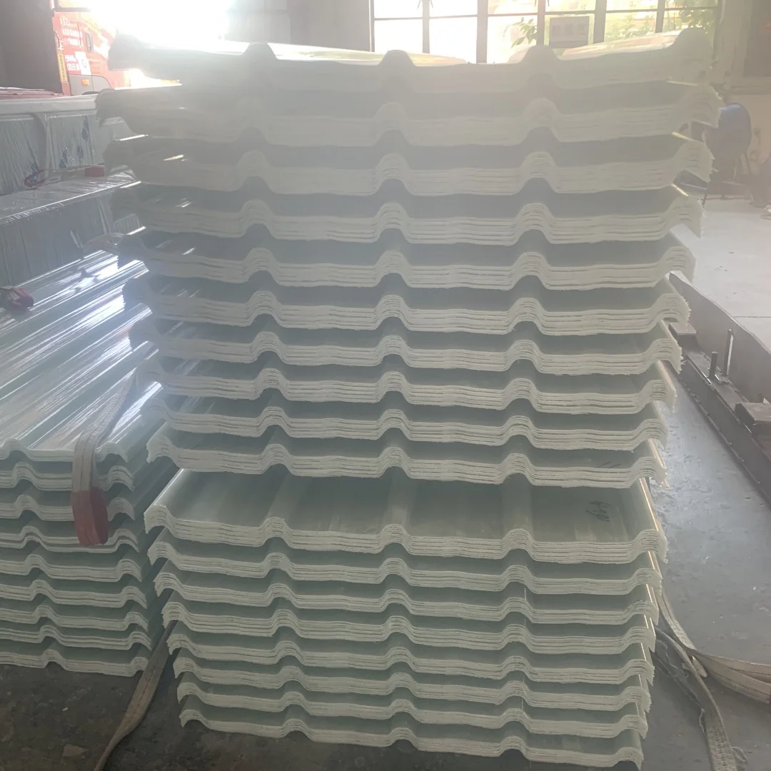 Heat Resistance  Fiberglass Reinforced Polyester Clear High Impact FRP Sheet for Factory Roofing