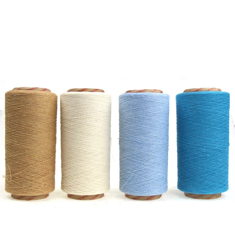 China Manufacturer Ne 6s/1 8s/1 Colorful OE Recycled Cotton Polyester Blended Spun Carded Weaving Knitting Yarn