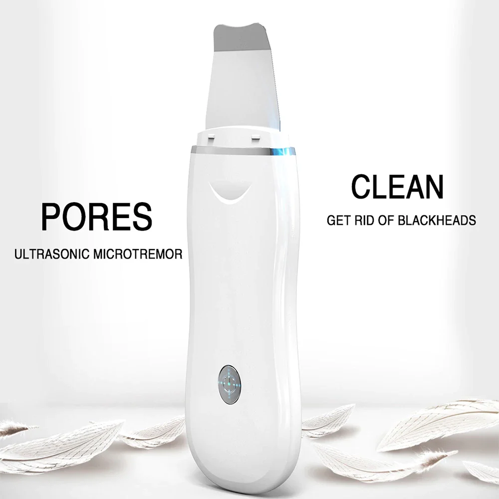 Portable Electric Face Cleaning Spatula Dead Skin Cleaning Face Peeling Beauty Personal Care Machine Ultrasonic Skin Scrubber