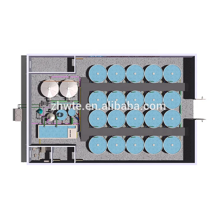 Прямой производитель OEM изготовленная на заказ система ран для водной аквакультуры креветочная рыбной