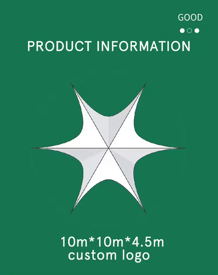 Tent Camping Canopy Advertising Portable Base Outdoor Shade Trade Star