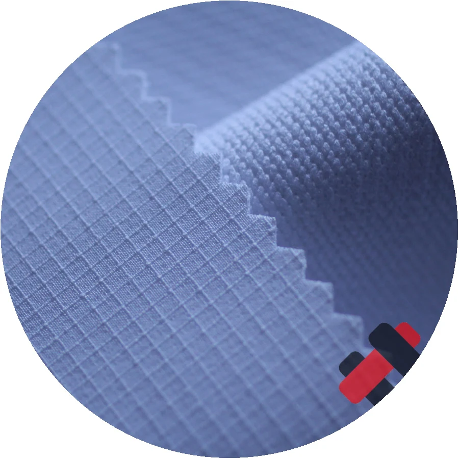 ripstop style 9% SP polyester spandex fabric 4-way stretch for garment