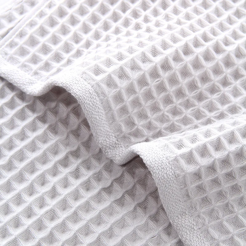 wholesale  high quality waffle towel cotton face towel