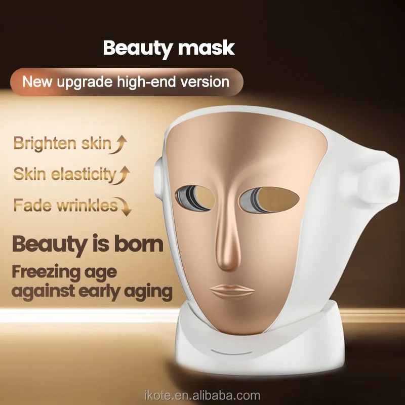 Rechargeable Red Led Mask Light Therapy Silicone Led Facial Mask For Skin Care Machine Other Home Use Beauty Equipment