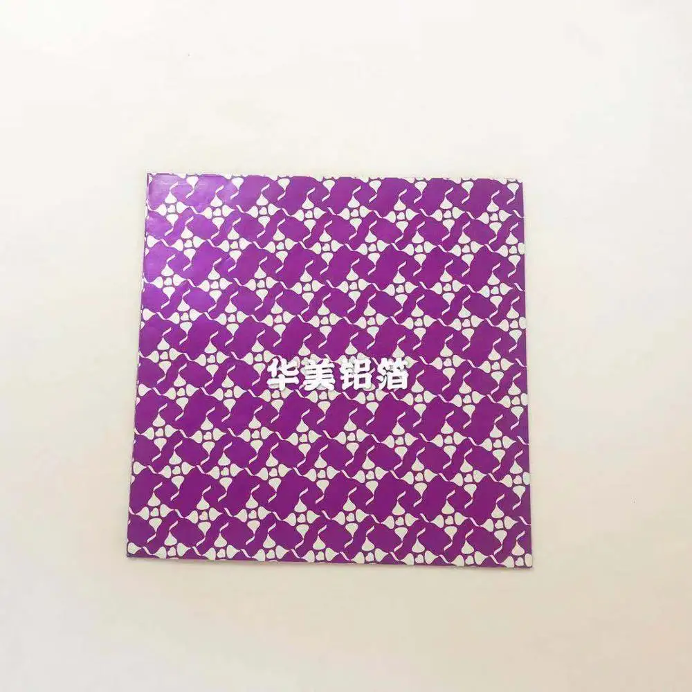 customized color  printed aluminum foil sheet for chocolate tea cake candy gift food bread mooncake  packing