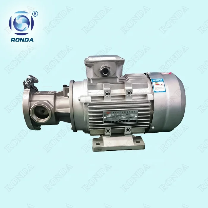 Easy disassemble Quick coupled WHB Sanitary stainless steel 304 316L sliding vane pump for hot soybean milk / tea