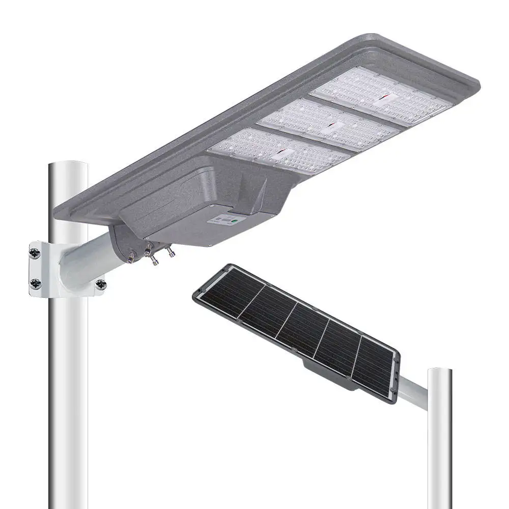 500W Outdoor Garden High Lumen Induction Lamp Motion Sensor IP65 Waterproof Led All in One Solar Street Light