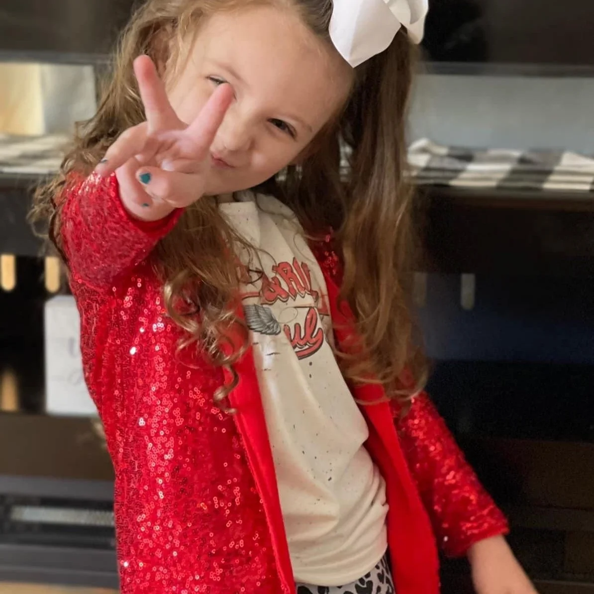 new fashion Baby Girls  Open Front Cardigan christmas red sequin boutique Outerwear clothing