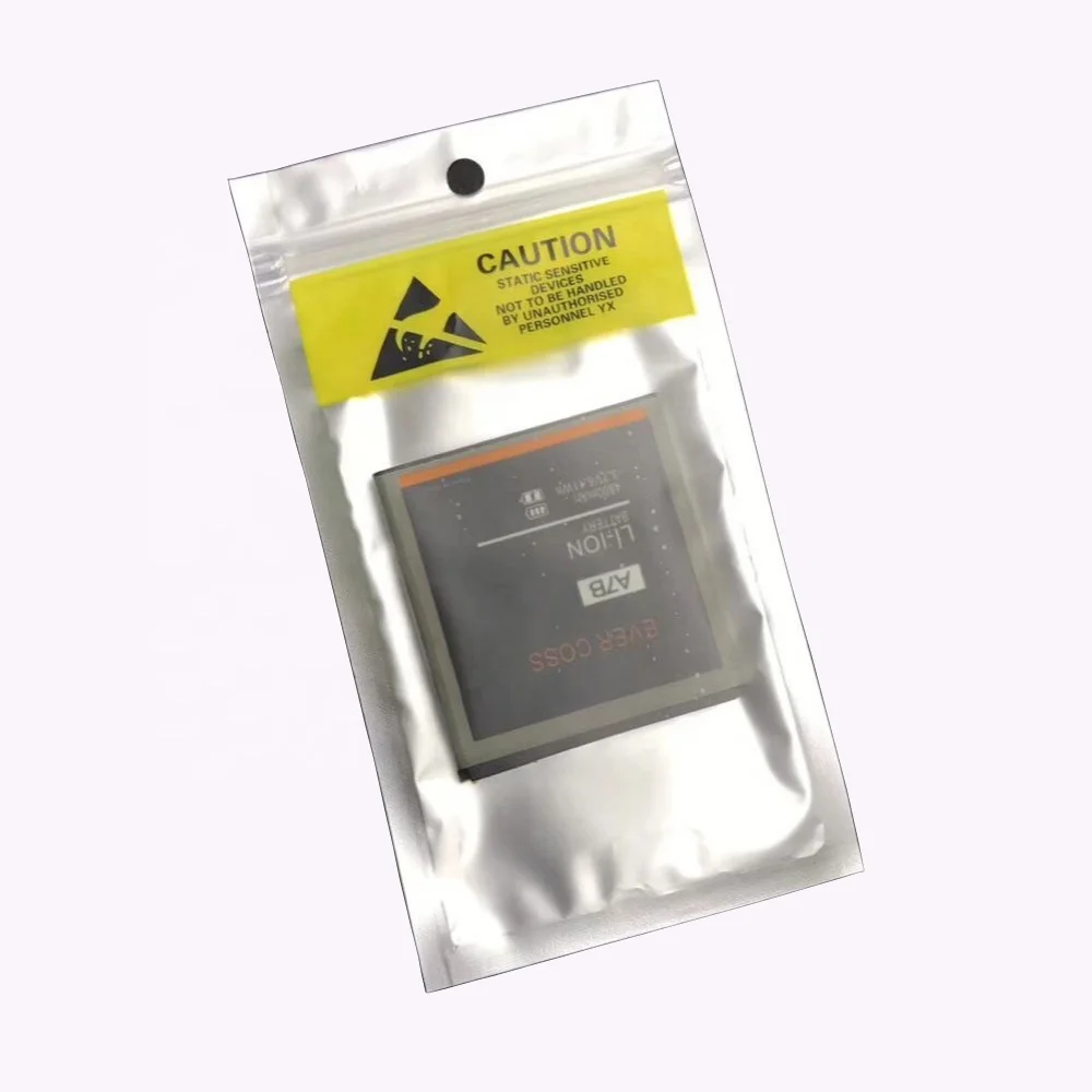 Three Size Seal Flat Bottom ESD Waterproof Hard Driver Pouches Anti-Static Shielding Packaging Bag for  Battery Package