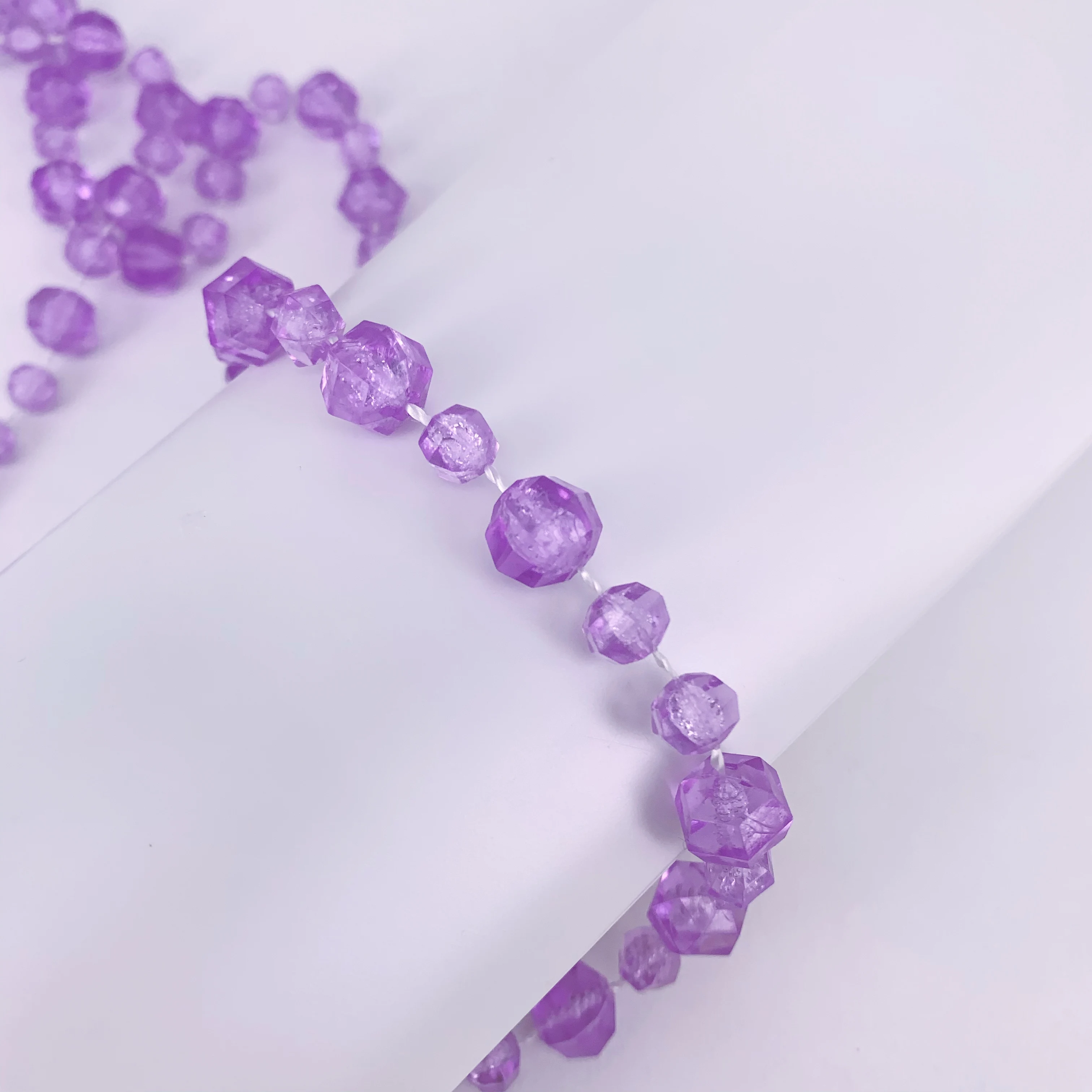 Wholesale Acrylic Plastic Crystal Transparent Beads For DIY Jewelry Accessory