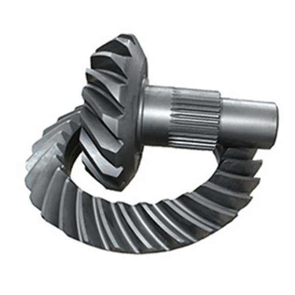 90 degree angle forging steel crown wheel pinion bevel gear coupling set