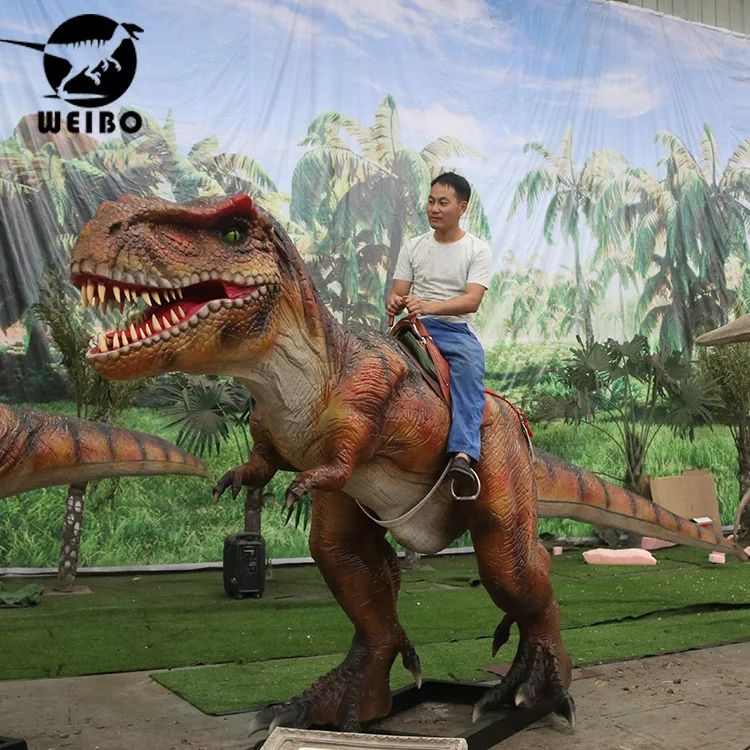 Size and Color Customized Dinosaur Riding Toy for Theme Park