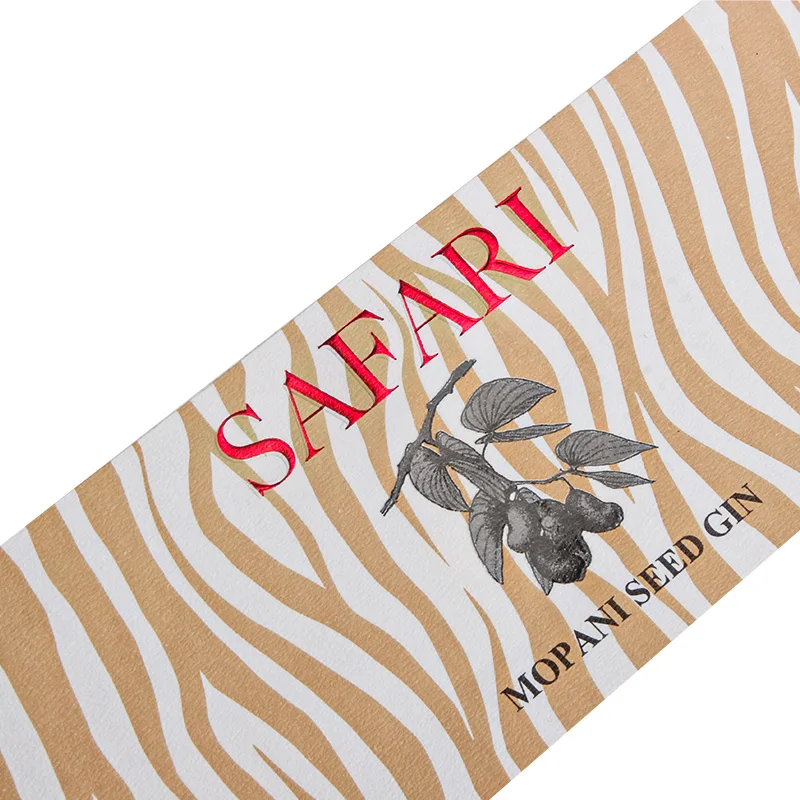 Luxury Custom Logo Private Design Waterproof Gold Foil Embossed Printing Paper Stickers Label for Whisky Gin Liquor Glass Bottle