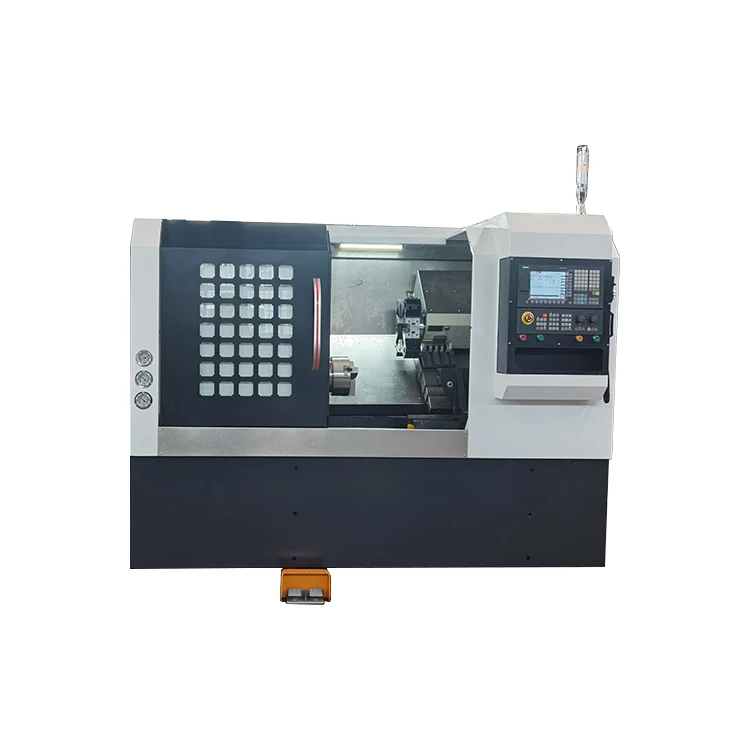Small CNC Lathe Machine Turning Center Metal Processing Machine 300 mm Max. Slant  Bed