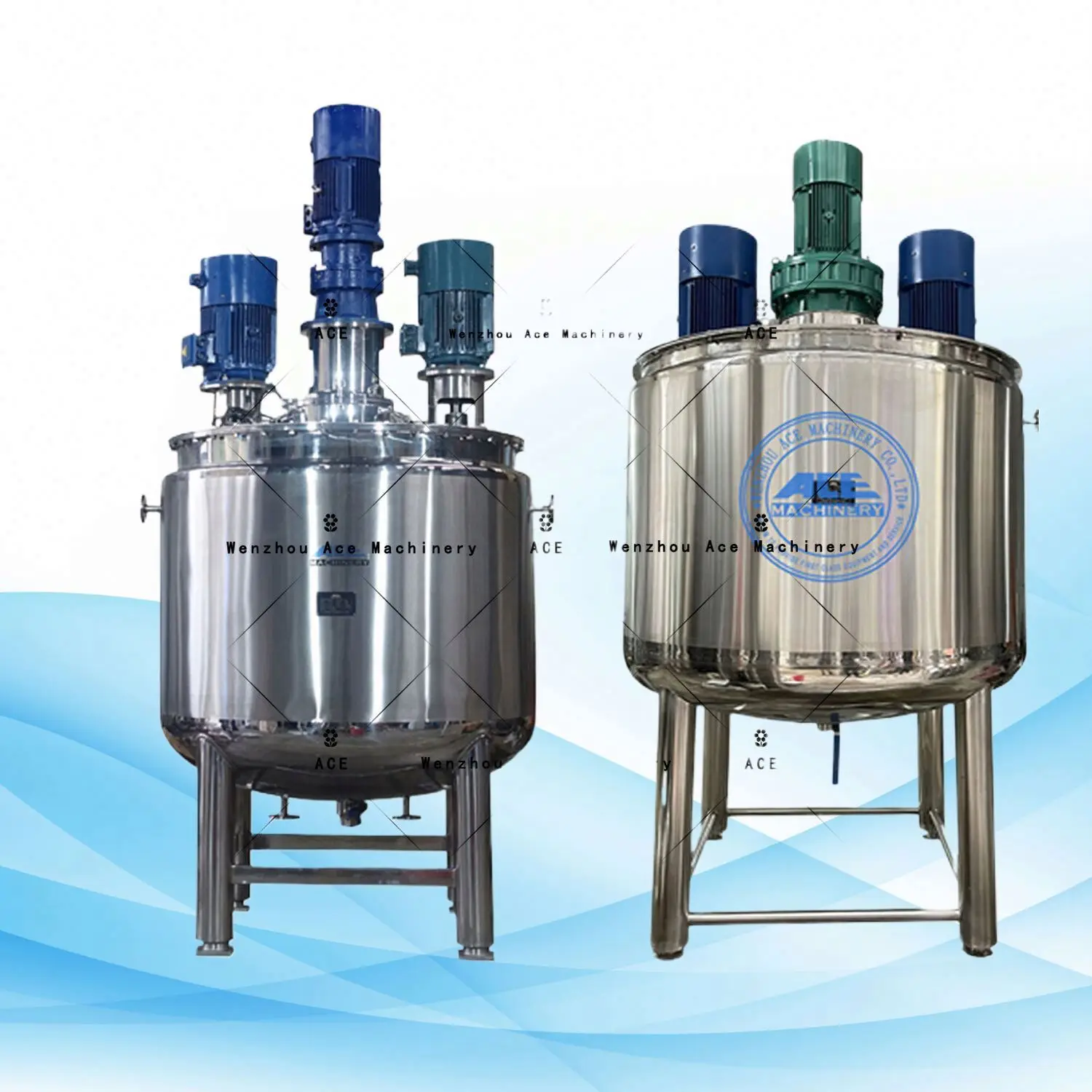 316 Stainless Steel Stirred Tank Reactor With High Shear Mixer And Heated Tank For Chocolate Production At Ce