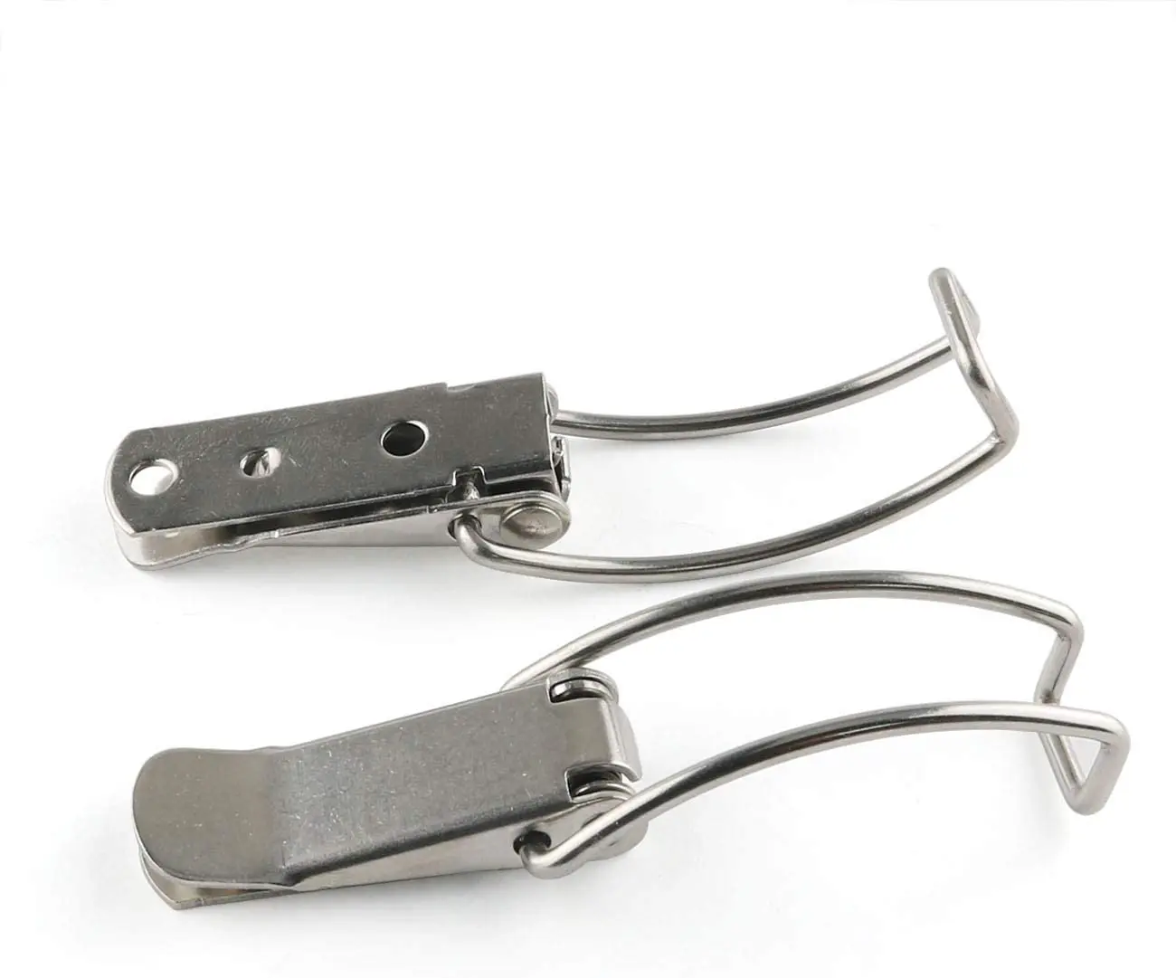 85mm/3.35 inch Metal Spring Loaded Toggle Latch Hasp,304 Stainless Steel Spring Loaded Latch Catch Toggle Locks For Sliding Door