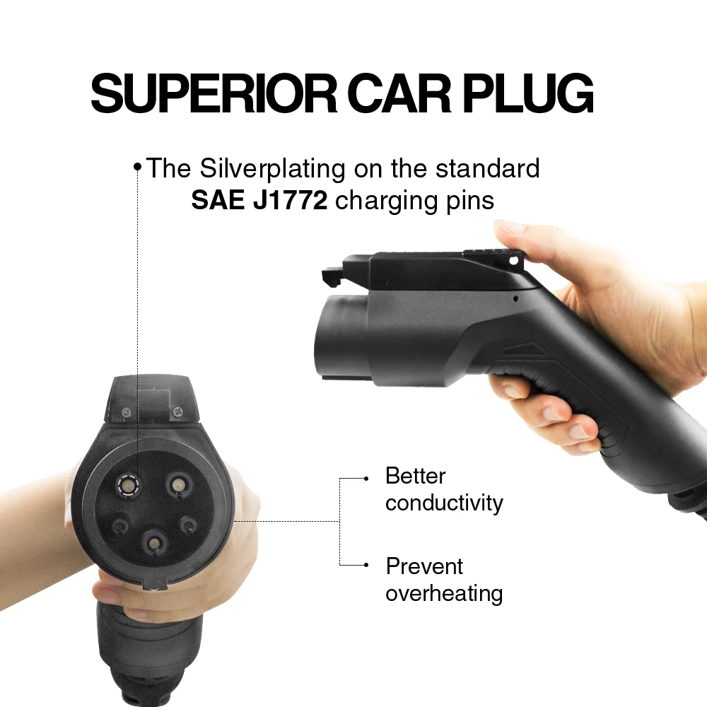 WISSENERGY Wholesale Factory Manufacture IEC 62196 Type 2 Pin Cable Connector EV Charging Plug for Electric Vehicle Car