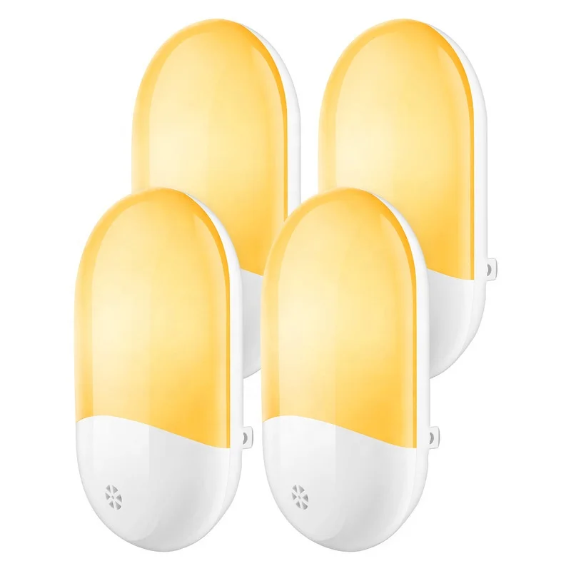 Sensor night light for bedroom with US/EU/UK plug into wall night lights have motion sensor night lights Led