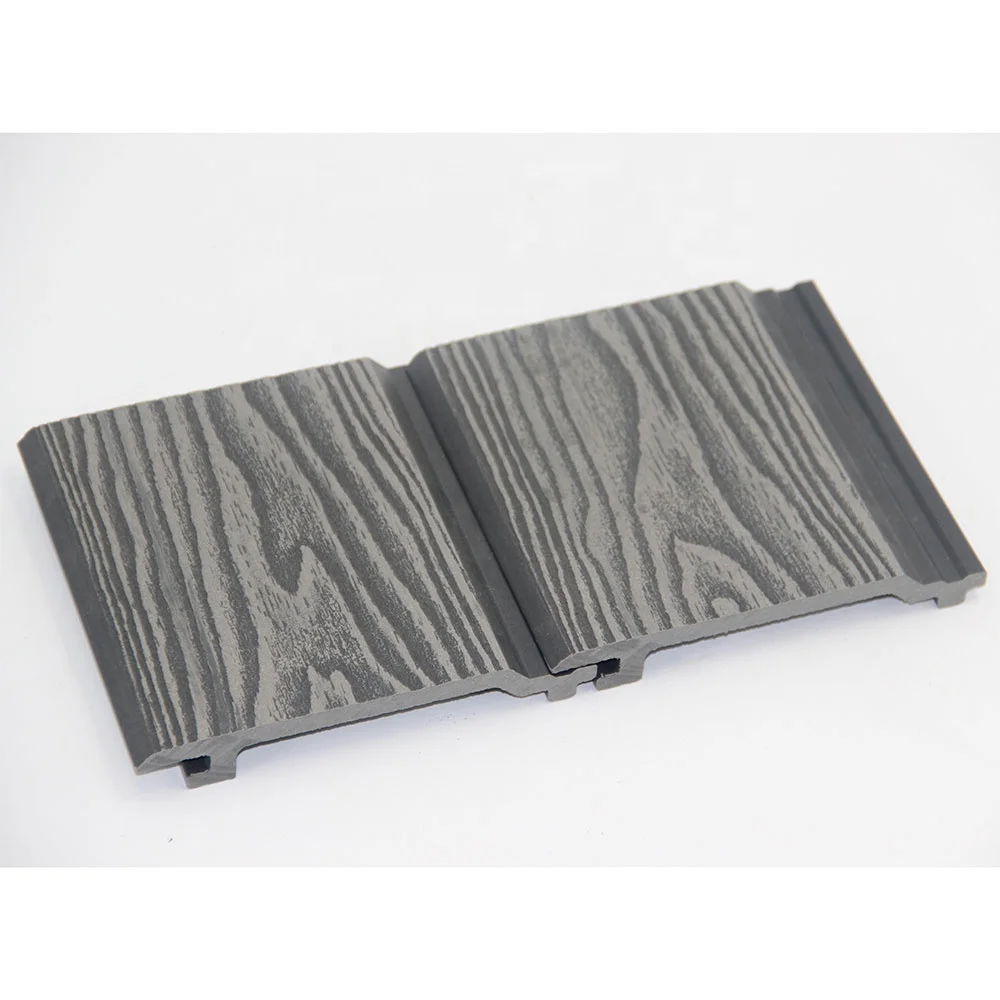 Exterior Commercial Wpc Wall Panel Cladding Covering Building Facade Wall Cladding