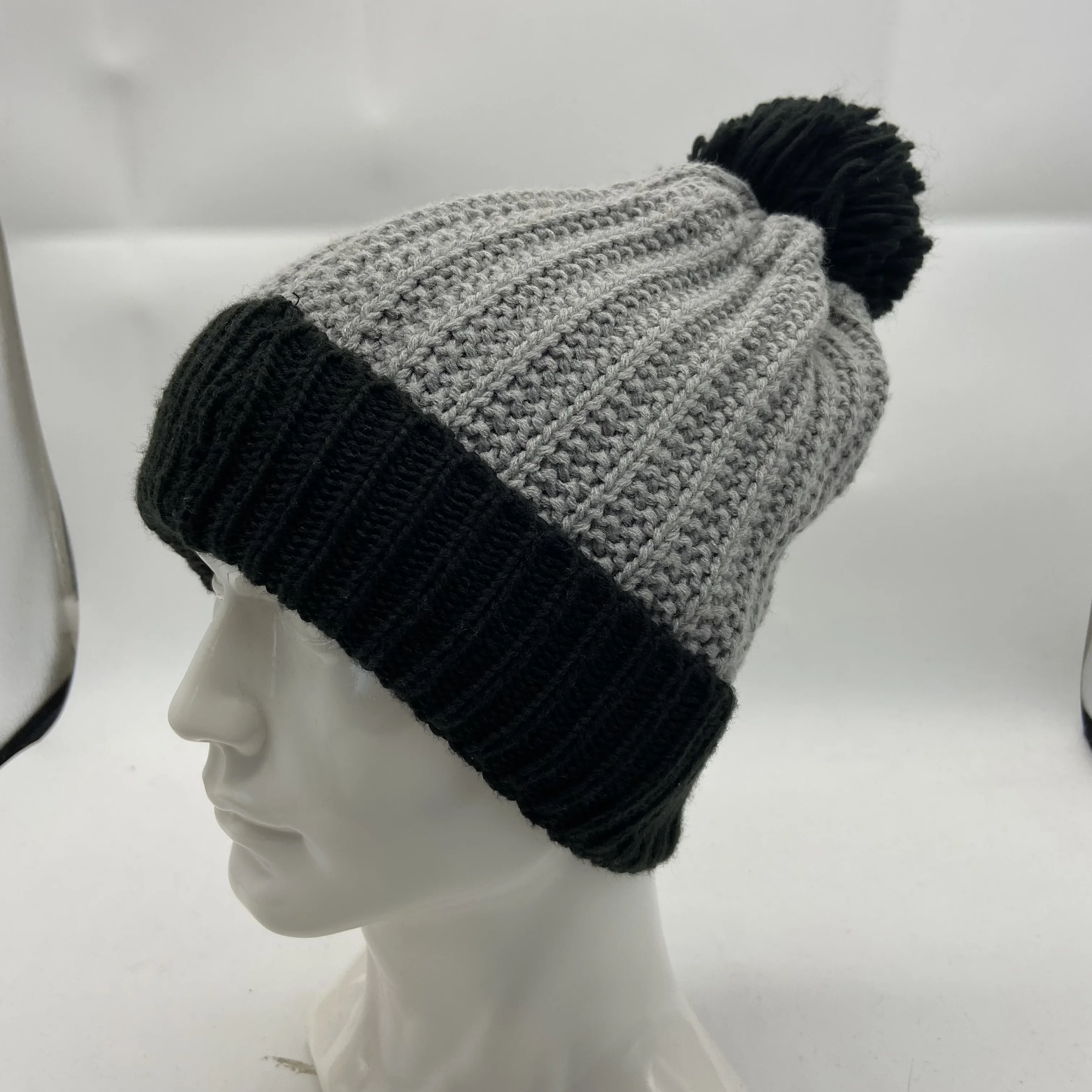 Hot Sales Unisex Plain Blank Soft Material Winter Knitted Beanie Hat Custom Embroidery Logo Warm Hat Custom Logo Hat