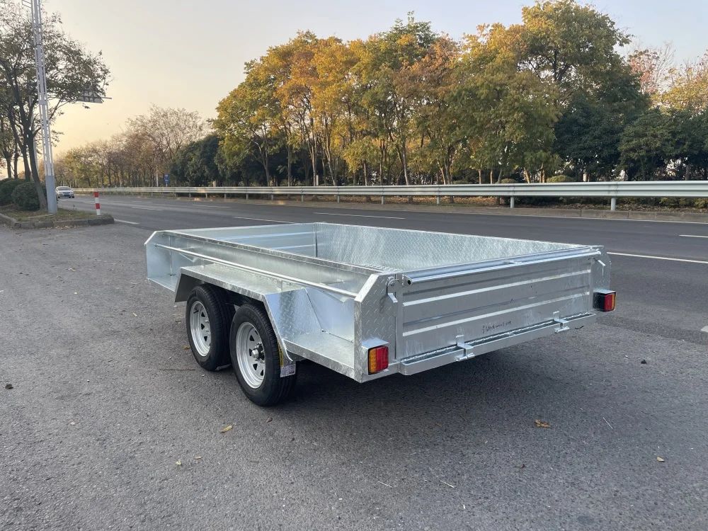 Tandem trailer   European mechanical drum brake