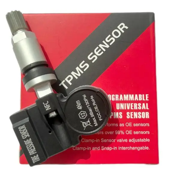 NFC TPMS Sensor Tire Pressure Monitor Sensor 2 in 1 315MHz 433MHz Replaced OEM Tire Sensors programming universal tpms